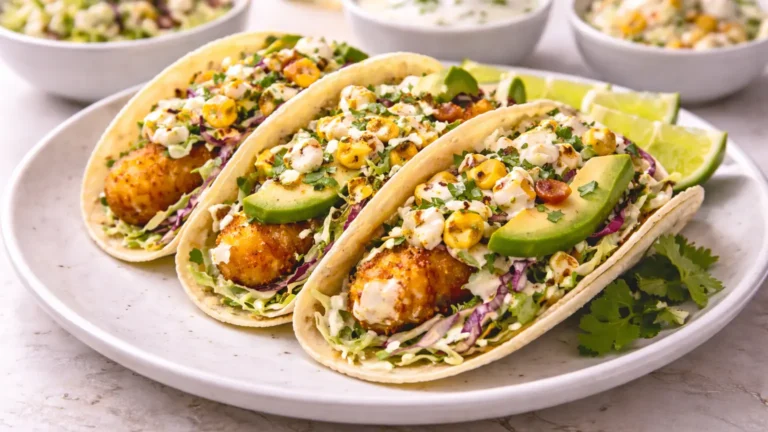 Street Corn Fish Tacos Recipe