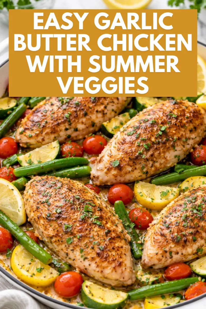 Garlic Butter Chicken with Summer Veggies