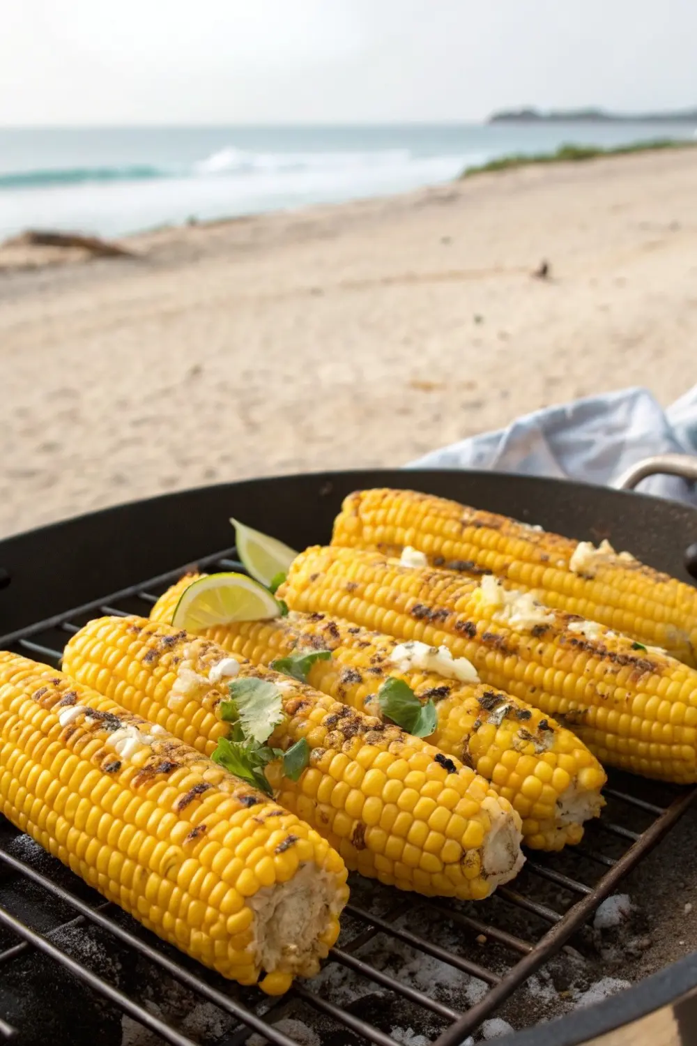 Grilled Corn on the Cob with Chili Lime Butter