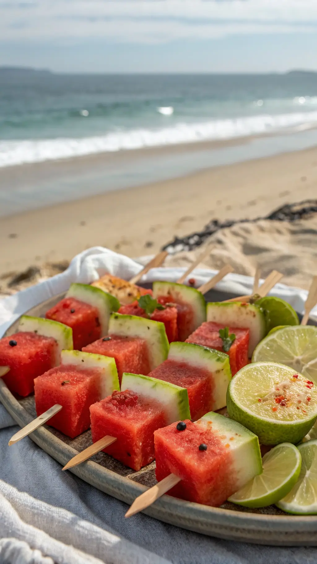 Chili Lime Watermelon Bites