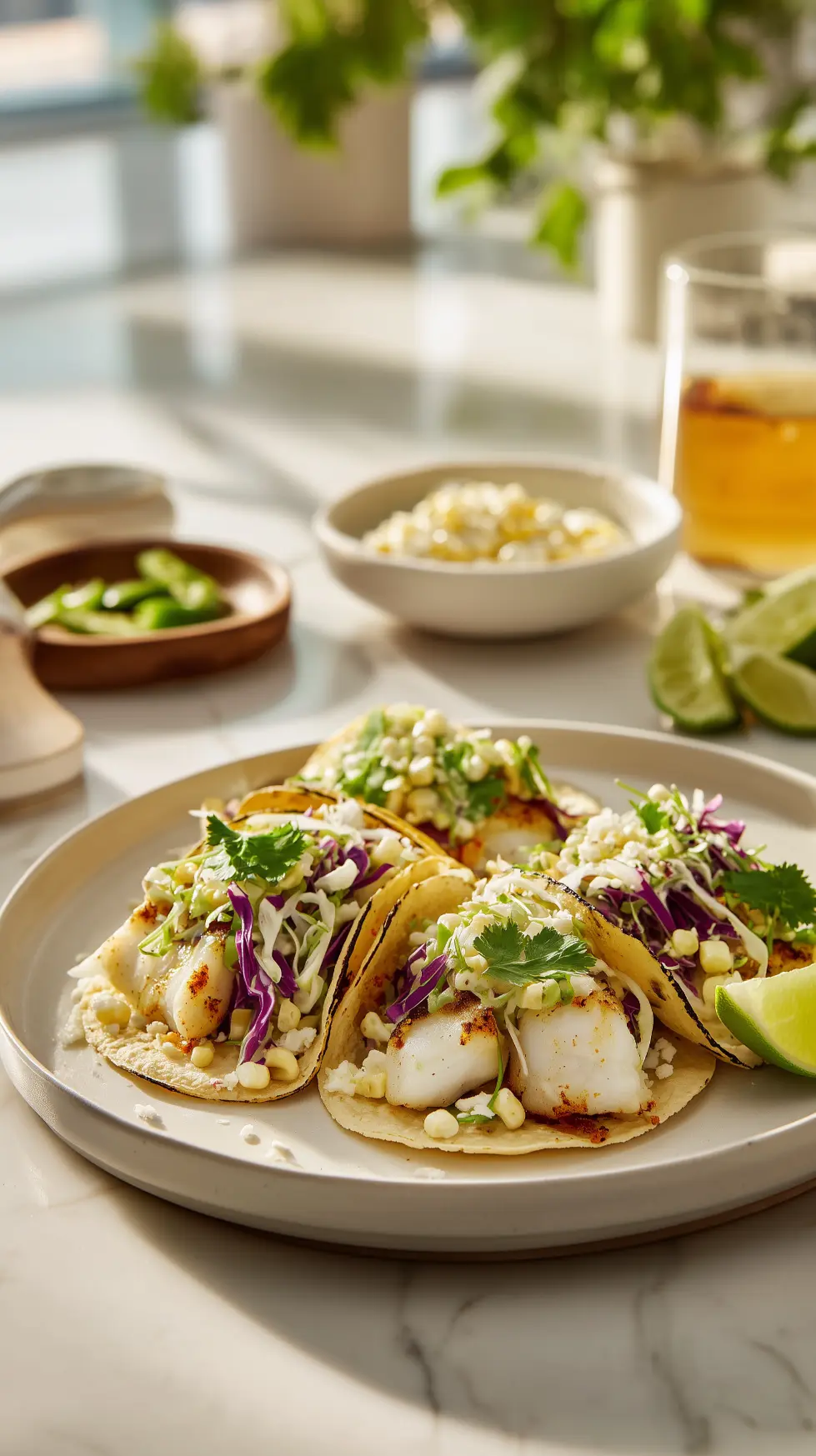 Street Corn Fish Tacos Recipe