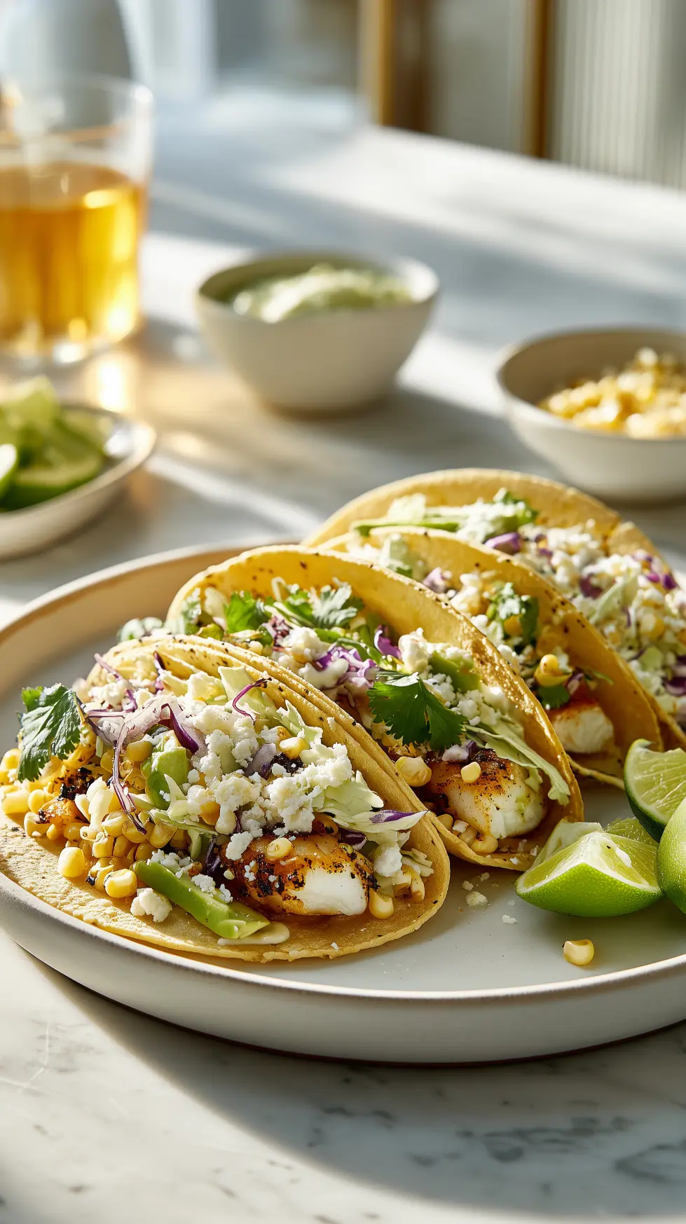 Street Corn Fish Tacos