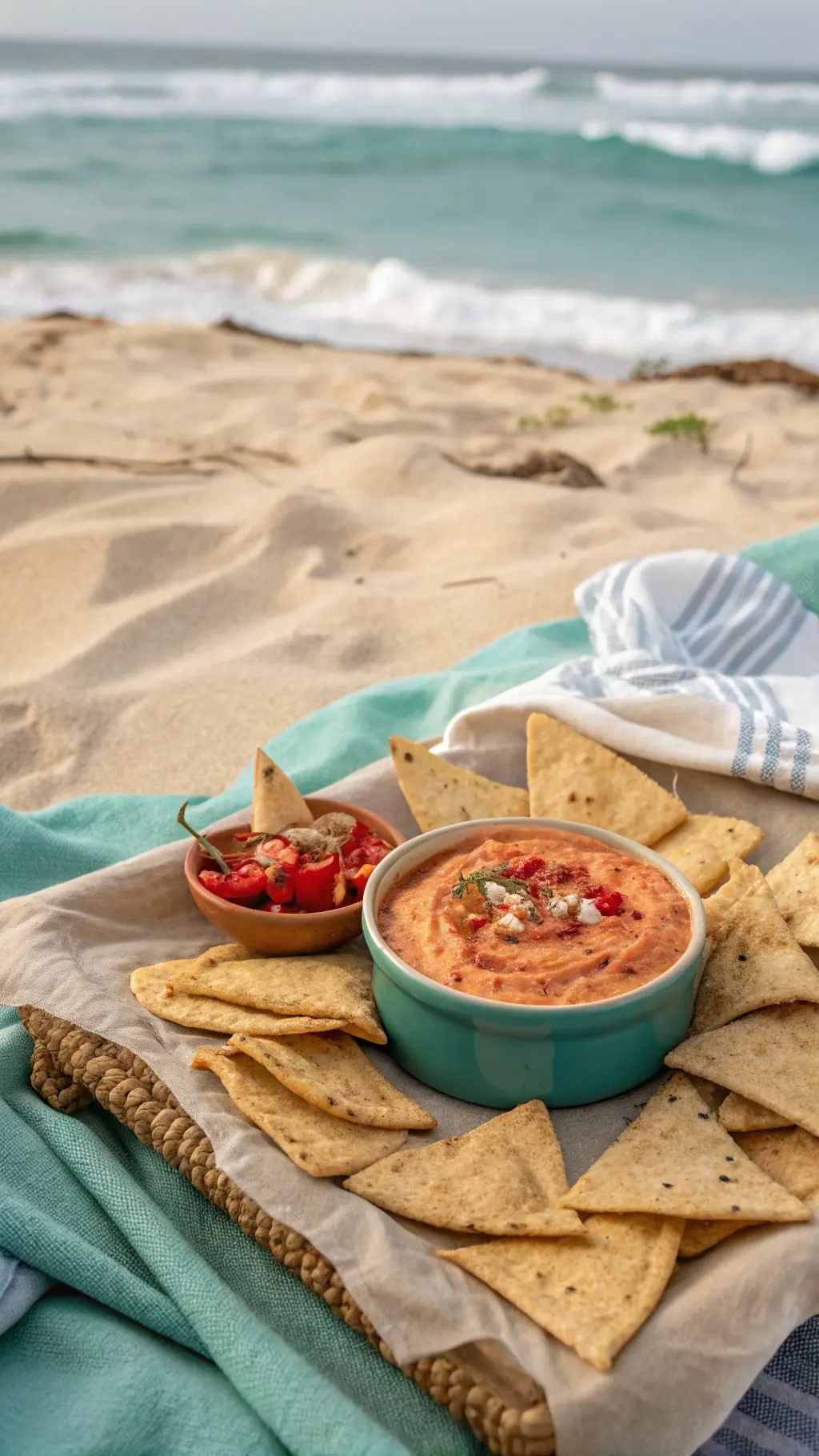 Roasted Red Pepper and Feta Dip
