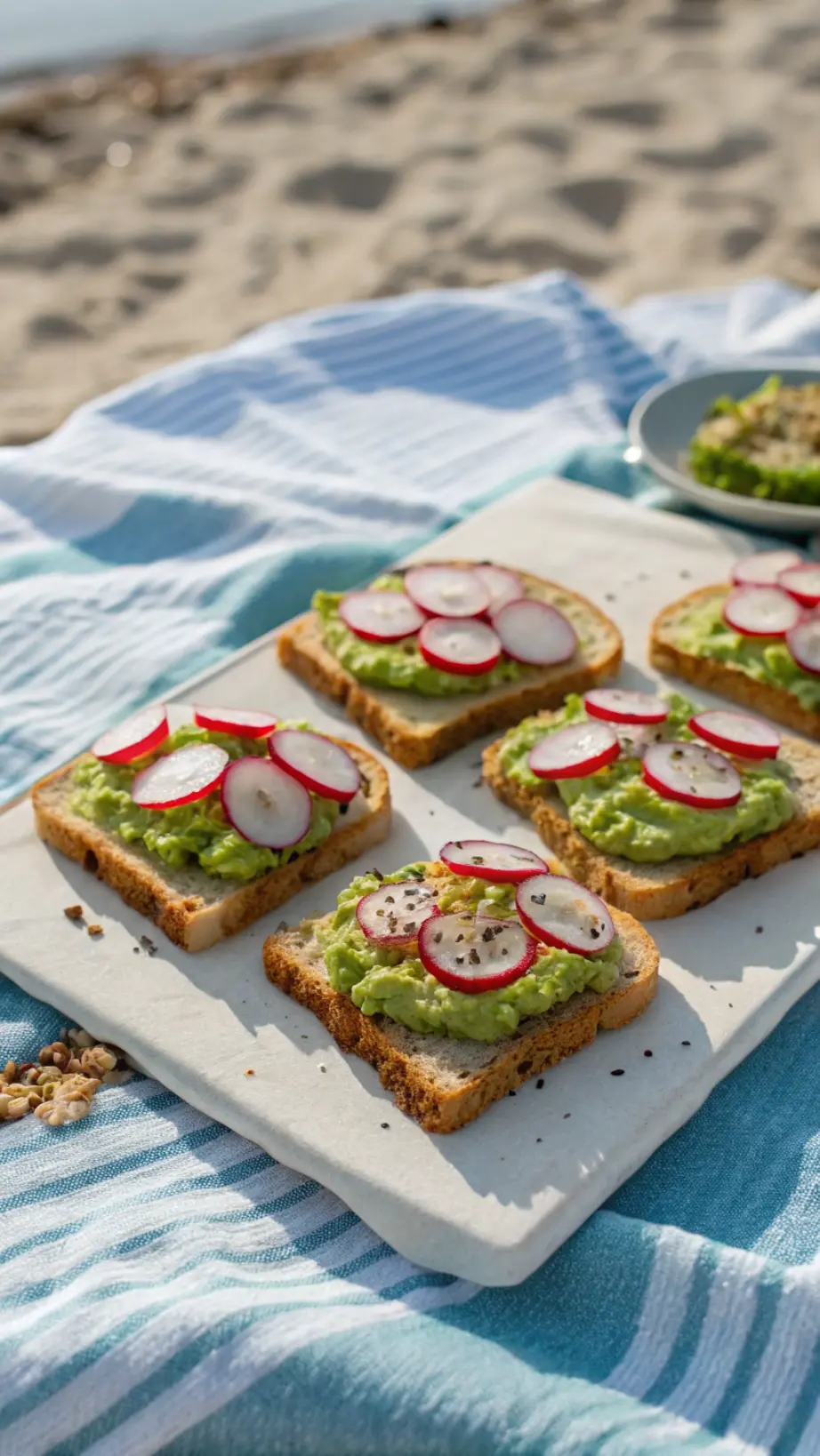 Spicy Avocado Toast Bites