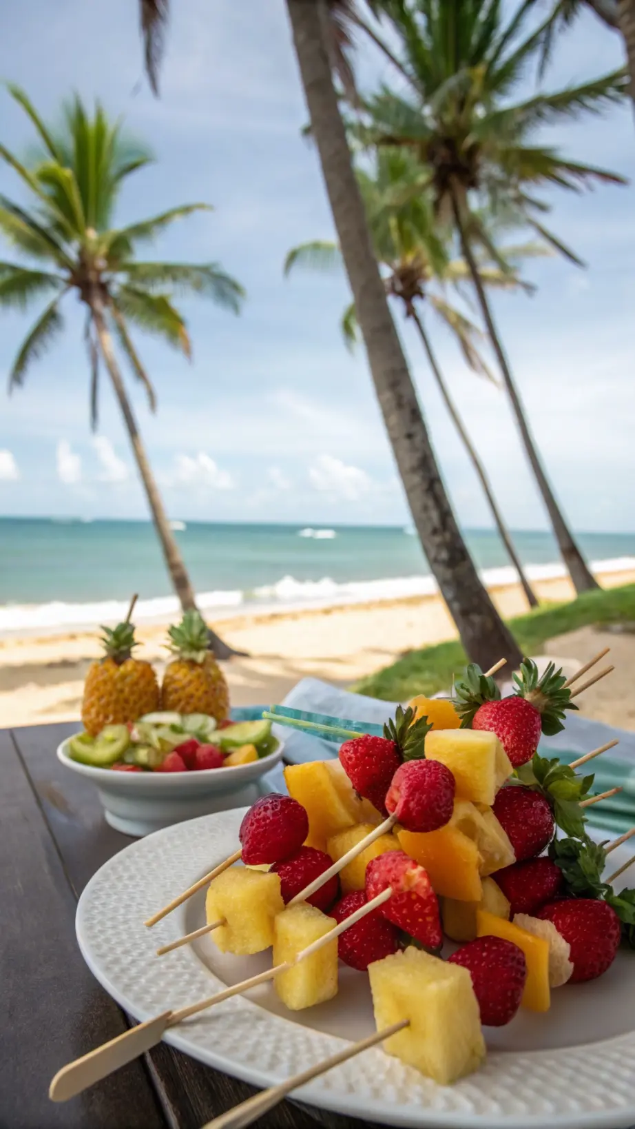 Tropical Fruit Skewers