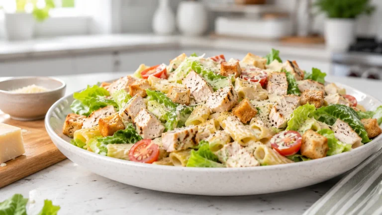 Chicken Caesar Pasta Salad
