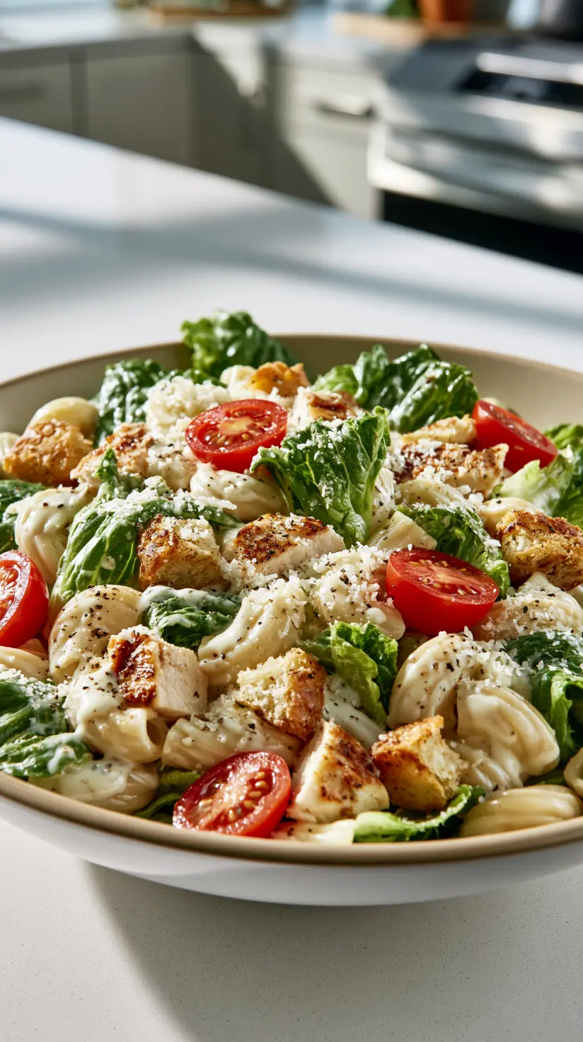Chicken Caesar Pasta Salad