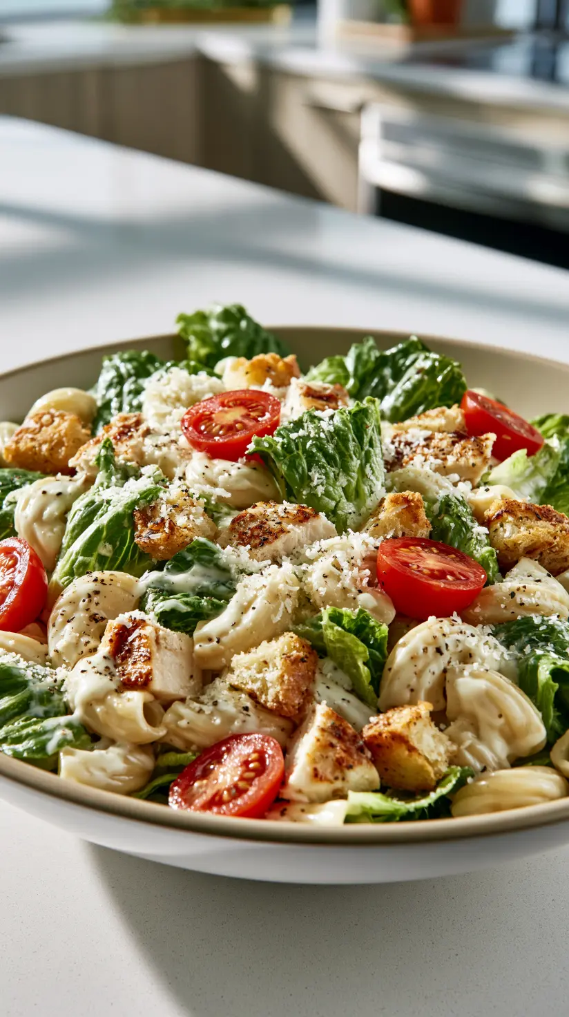 Chicken Caesar Pasta Salad